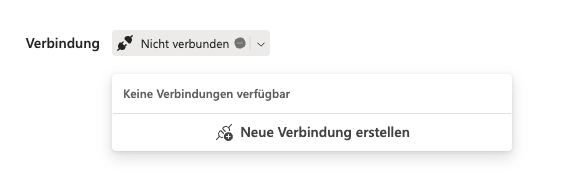 Copilot Studio: Schaltfläche Mit MCP verbinden